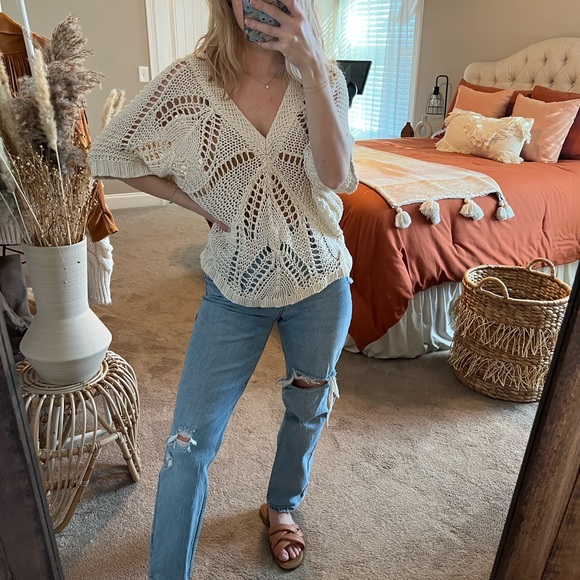 Old navy crochet blouse - Picture 3 of 8